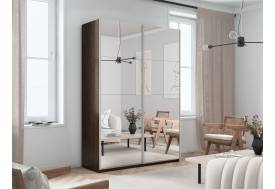 Шкаф-купе Прайм 2-х дверный 1600 два зеркала Венге