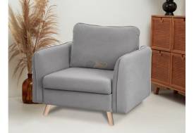 Кресло 4445 ткань Вивальди 07 серый