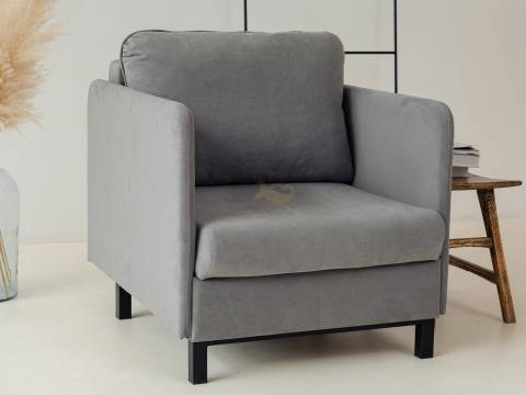 Кресло 5556 ткань Вивальди 07 серый