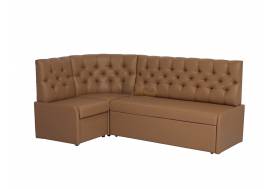 Кухонный уголок КУ 21 с коробом для хранения экокожа Линкольн 006