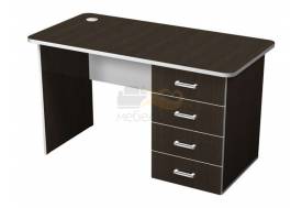 Стол письменный с тумбой левый с кабель каналом ПСт1.12Л