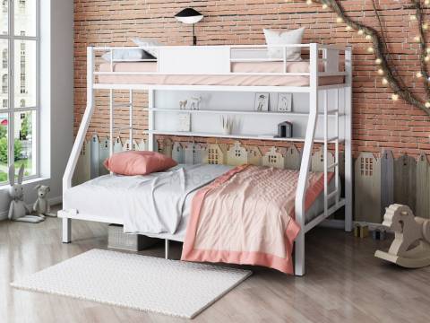 Двухъярусная кровать Гранада П 140 Белый