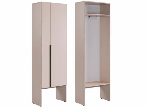 Шкаф двухдверный L600 Баско кашемир