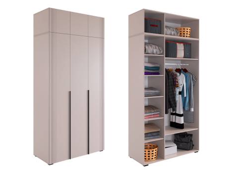 Шкаф трехдверный Катрин К3