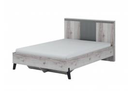 Кровать с ножками 1400 Ольга 3 дуб делано