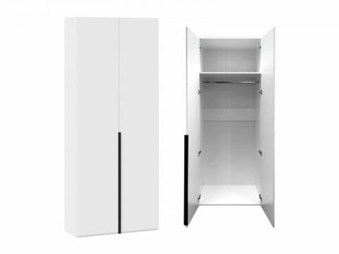 Шкаф двухдверный Сити в гостиную