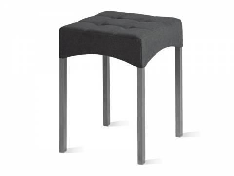 Табурет Люкс.1 Микровелюр Виола 18 (серый)