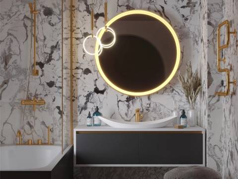 Зеркало круглое Ecliptic 800