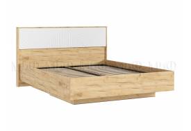 Кровать парящая 1600 Флэш (ортопед дерево) Браш Вайт/Дуб Крафт