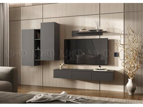 Гостиная навесная Оскар Графит