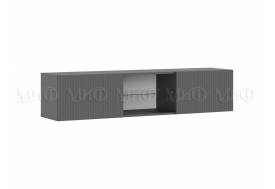 Тумба ТВ подвесная 1500 Оскар Графит Софт