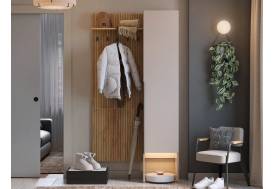 Прихожая Мебельсон К4 дуб крафт золотой/кашемир