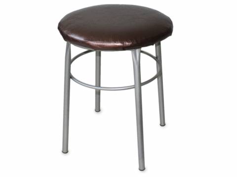 Табурет круглый ДХ-10 обивка темный перламутр