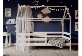 Кроватка-Домик белый 80х160 см