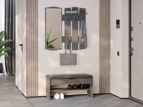 Прихожая Фьюжен Графит