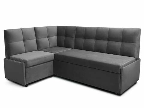 Угловой диван Призма Клетка со спальным местом вивальди 34