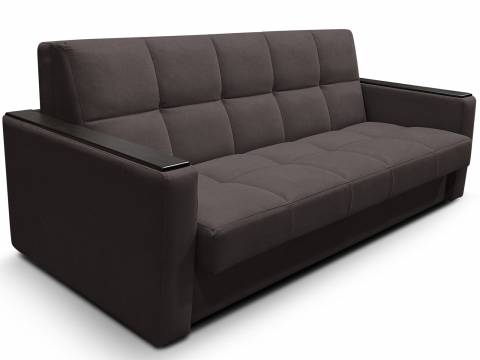 Диван Рэй 2000х2000 Клетка с прямыми подлокотниками с МДФ вивальди 10