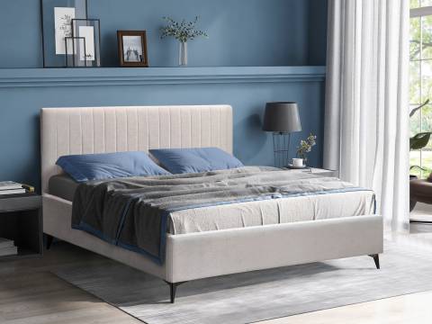 Кровать Фрейм 1600 Страйп высокие ножки с подъемом вивальди 14