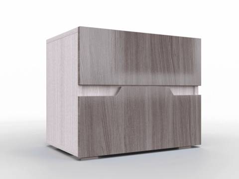 Тумба прикроватная Трио Серебряный орех