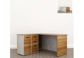 Стол угловой с тумбой (С-30) Soft комбинированный