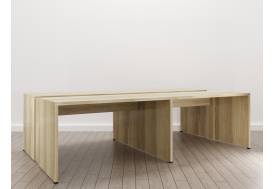 Стол для переговоров (Е-4) Eclectic eco одноцветный Дуб рокпайл