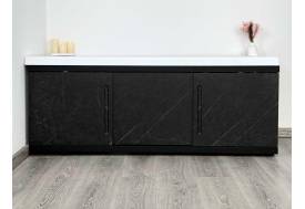 Экран под ванну МДФ Alt Black 1500 мм черный мрамор