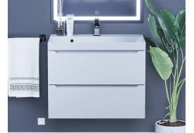 Тумба с раковиной Uperwood Tanos матовая белая 70 см