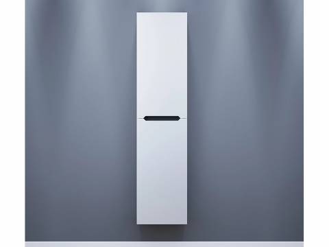 Шкаф-пенал для ванной Uperwood Tanos подвесной белый/графит универсальный