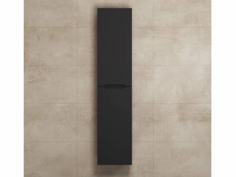 Шкаф-пенал для ванной Uperwood Tanos подвесной черный универсальный