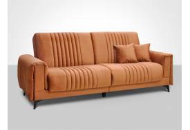 Диван Флирт 2 со съемным чехлом Фьере терра