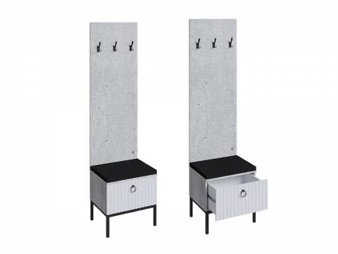 Тумба с вешалкой Бержер