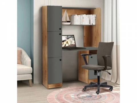 Уголок школьника Омега 2 Дуб золотистый/Антрацит