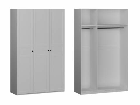 Шкаф 3 дверный с глухими дверями Фрея