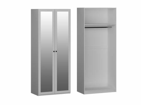 Шкаф 2-дверный с зеркальными дверями Фрея