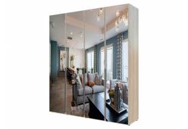 Шкаф Гранд ГШК/2-23-20-2222 (двери тип 2) с четырьмя зеркалами