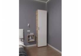 Шкаф со штангой и полками арт. 521 дуб сонома/белый