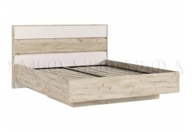 Кровать парящая 1600 Роджинамиф (ортопед металл) Кашемир, Крафт серый