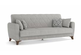 Диван-кровать 3-х местный Эдвин велюр прага туман